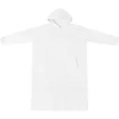 vidaXL Deken hoodie Wit L Flanel