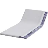 vidaXL Matras Topper Wit 100 x 200 cm Jacquard Stof