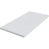 vidaXL Matras Topper Wit 90 x 190 cm Jacquard Stof