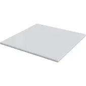 vidaXL Matras Topper Wit 200 x 200 cm Jacquard Stof
