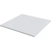 vidaXL Matras Topper Wit 200 x 200 cm Jacquard Stof