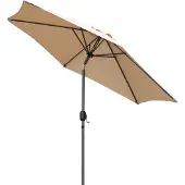 Angel Living Parasol Ø250 cm - Kantelbaar - Beige