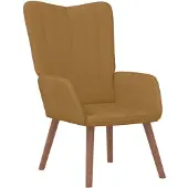 vidaXL Relaxstoel fluweel bruin