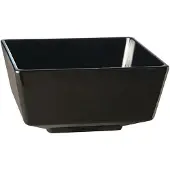 Aps Float melamine vierkante kom zwart 20,5cm