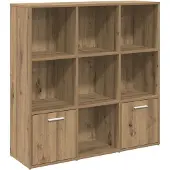vidaXL Boekenkast 98x29x97,5 cm bewerkt hout artisanaal eikenkleur