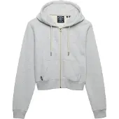 Superdry Sweatvest 'Essential' lichtgrijs