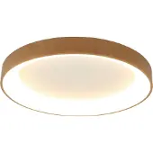 Mantra-Iluminacion LED-plafondlamp Niseko II, dimbaar, hout licht, Woon-/ Eetkamer, Aluminium, Modern, LED plafondlamp