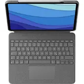 Logitech Combo Touch QWERTZ Duits Smart Connector Grijs