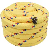 vidaXL Boottouw 25 m 4 Geel PP