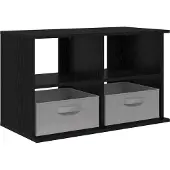vidaXL TV-stand met lade Zwart Eiken 79 x 40 x 48 cm
