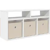 vidaXL Laagkast met lade Wit 72 x 22,5 x 38 cm