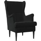vidaXL Fauteuil Zwart Fluweel