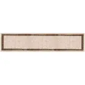 vidaXL Tapijt Runner MARSA Zwart 100 x 450 cm Polyester en PVC
