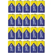 Varta - R9V R-9 6LR61 9V R-9 alkalinebatterijen - 20 stuks