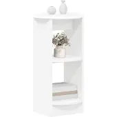 vidaXL Bijzetkast Wit Geconstrueerd hout