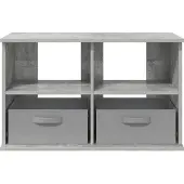 vidaXL TV-standaard met lades, betonlook, grijs, 79 x 40 x 48 cm