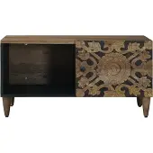 vidaXL Salontafel bruin, 80 x 50 x 40 cm, massief mangohout