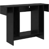 vidaXL Zwarte Eik 101 x 30 x 74 cm