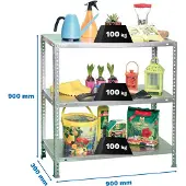 Simon Rack Comfort 3/300 900 Metaalplank 900x900x300 Mm