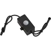 QAZQA Bewegingssensor 12V zwart IP44 PIR - Voltaire