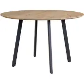 Vicco Halvar Eettafel – 120 x 120 cm Zwart