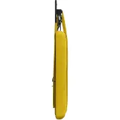 vidaXL Hangend hoofdbord Met LED-verlichting Geel Fluweel