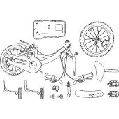 vidaXL Kinderfiets 12 Inch voor 2-4 jaar oud Wit