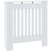 vidaXL Radiatorombouw 78 cm bewerkt hout wit