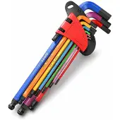 BOTC Inbussleutelset 9-delig - Inbus key set - 9-delige L-vormige inbussleutelset