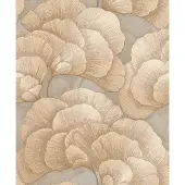 Dutch Wallcoverings - Vliesbehang - Renaissance - Blossom Zandbeige/Beige/ Goud/Groen - RE521014