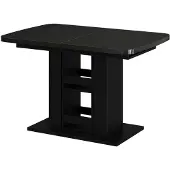 Vicco Eettafel Fenaro Zwart 120-160 x 80 cm, Model 59607