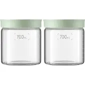 Usorteret CS1014-CG - Voedselopslagsysteem - Glas - 700ml - Cozy Greenish