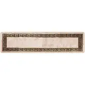 vidaXL Tapijt Runner MARSA Zwart 50 x 200 cm Polyester en PVC