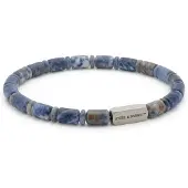 Steel & Barnett - Kralenarmband Heren - Colourful Cal - Sodaliet - Maat L