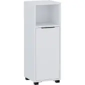 Vicco Alina Halfhoge kast – 30 x 86 cm met 3 compartimenten Wit