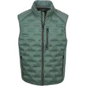 Casa Moda Groene gewatteerde bodywarmer