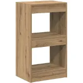 vidaXL Boekenkast/kamerscherm 40x30x72 cm artisanaal eikenkleur