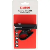 Simson koplamp Aurora X-line 200 - USB-C oplaadbaar