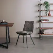 Tower Living Stoel Pamplona Stof Antraciet