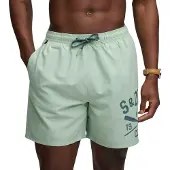 Superdry Zwemshorts lichtgroen / donkergroen