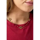 Yehwang Ketting met koraalvormige bloemen