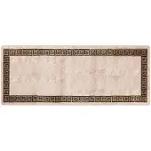 vidaXL Tapijt Runner MARSA Zwart 100 x 250 cm Polyester en PVC