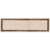 vidaXL Tapijt Runner MARSA Zwart 100 x 350 cm Polyester en PVC