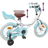 vidaXL Kinderfiets 14 Inch voor 3-5 jaar oud Wit