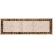 vidaXL Tapijt Runner MARSA Zwart 80 x 250 cm Polyester en PVC