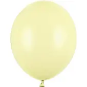 Party Deco Ballon Pastel Geel - Extra Sterk - 10 stuks *** 30cm *** gewicht ± 3 g / st