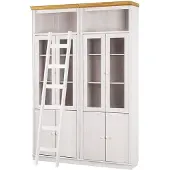 Notio Living Anita- Boekenkast in klassiek landhuisdesign van grenenhoutJ WH