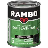 Rambo Pantserbeits Douglashout - Zijdeglans - Transparant - Diepzwart - 750ml