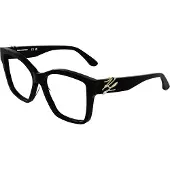 Karl Lagerfeld Bril - - KL6215 - Zwart - Acetaat - 55/15/140 mm