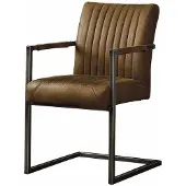 Tower Living Armstoel Ferro Stof Savannah Lichtbruin